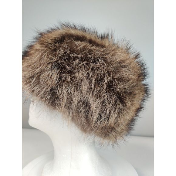 NWOT Vintage Racoon Fur Hat from Canada GR Originals main image 10